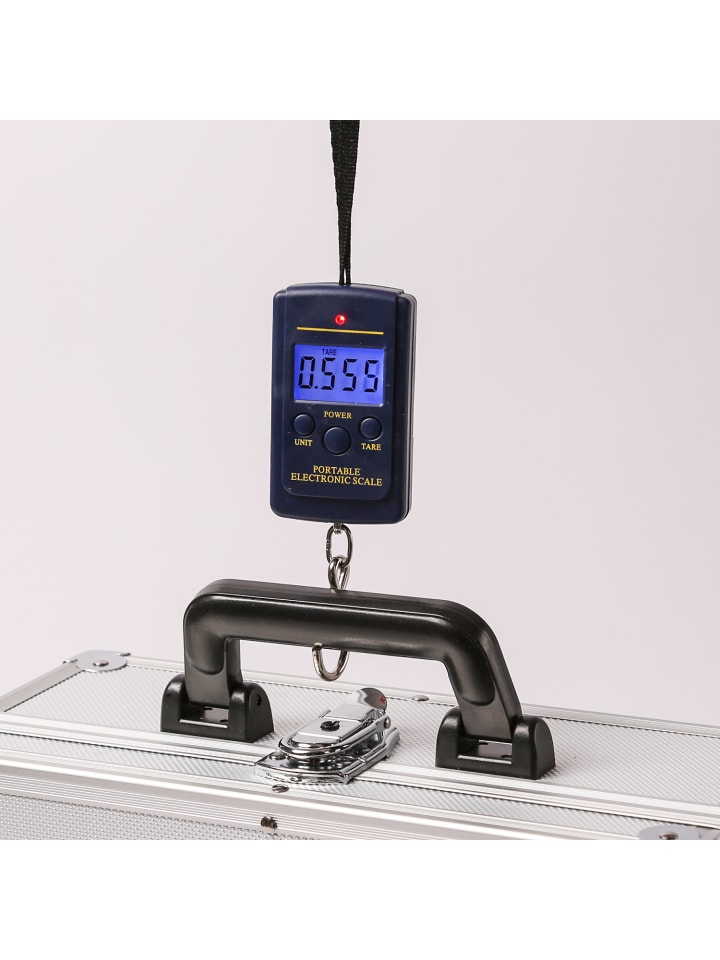 YOUCAMP Digitale Kofferwaage Gepäckwaage  bis 40kg 8,5 x 5 x 2cm in schwarz günstig kaufen onesize