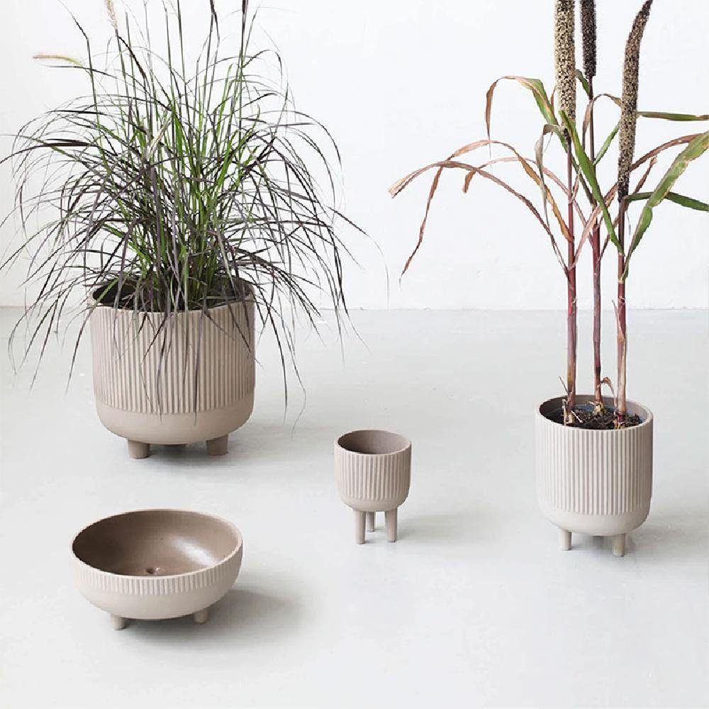 Kristina Dam Studio Blumentopf Schale Bowl Grau (Large)