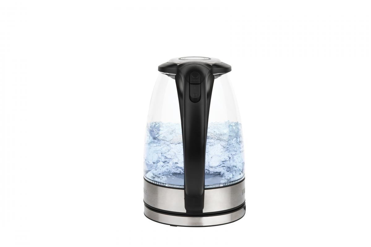 H.Koenig Wasserkocher aus Glas und LED-Beleuchtung, 1,7 Liter