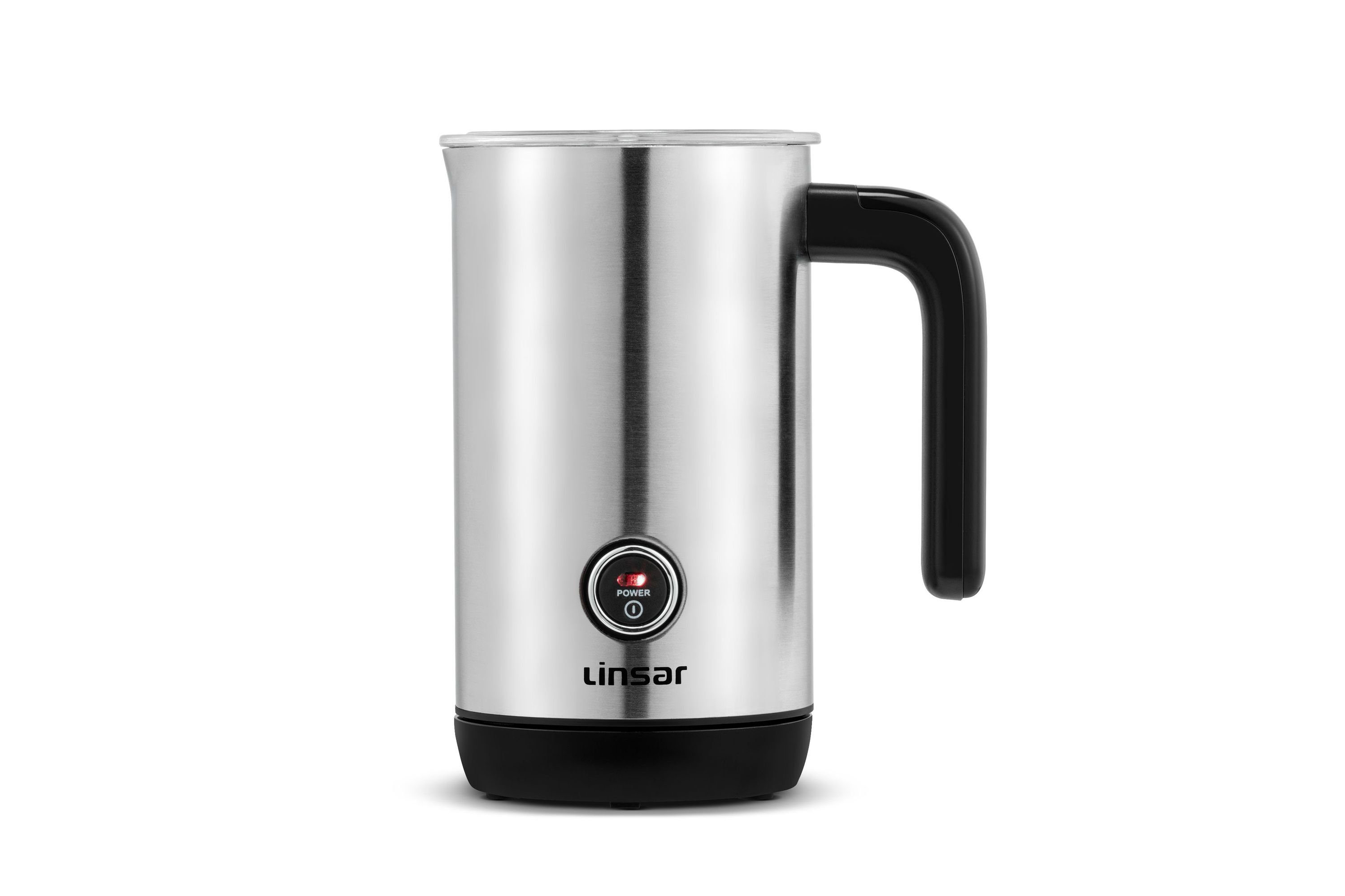 Linsar Milchaufschäumer Antihaftbeschichtung, warmer + kalter Schaum, 240 ml Fassungsvermögen