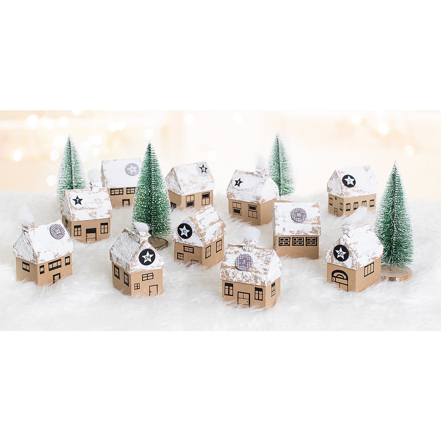 Papp-Adventskalender 