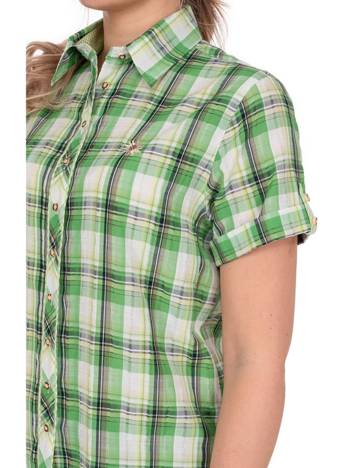 OS-Trachten Bluse 451007-3199 in giftgrün günstig kaufen