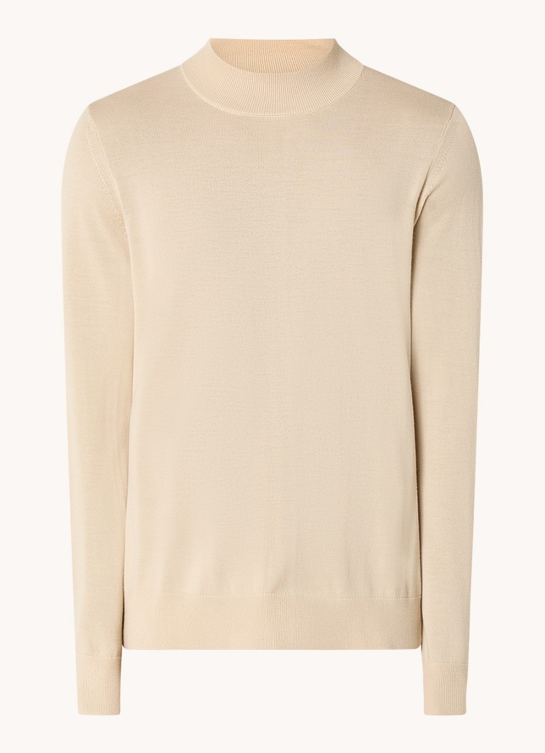 Maglione Sandro in lana pregiata con collo alto