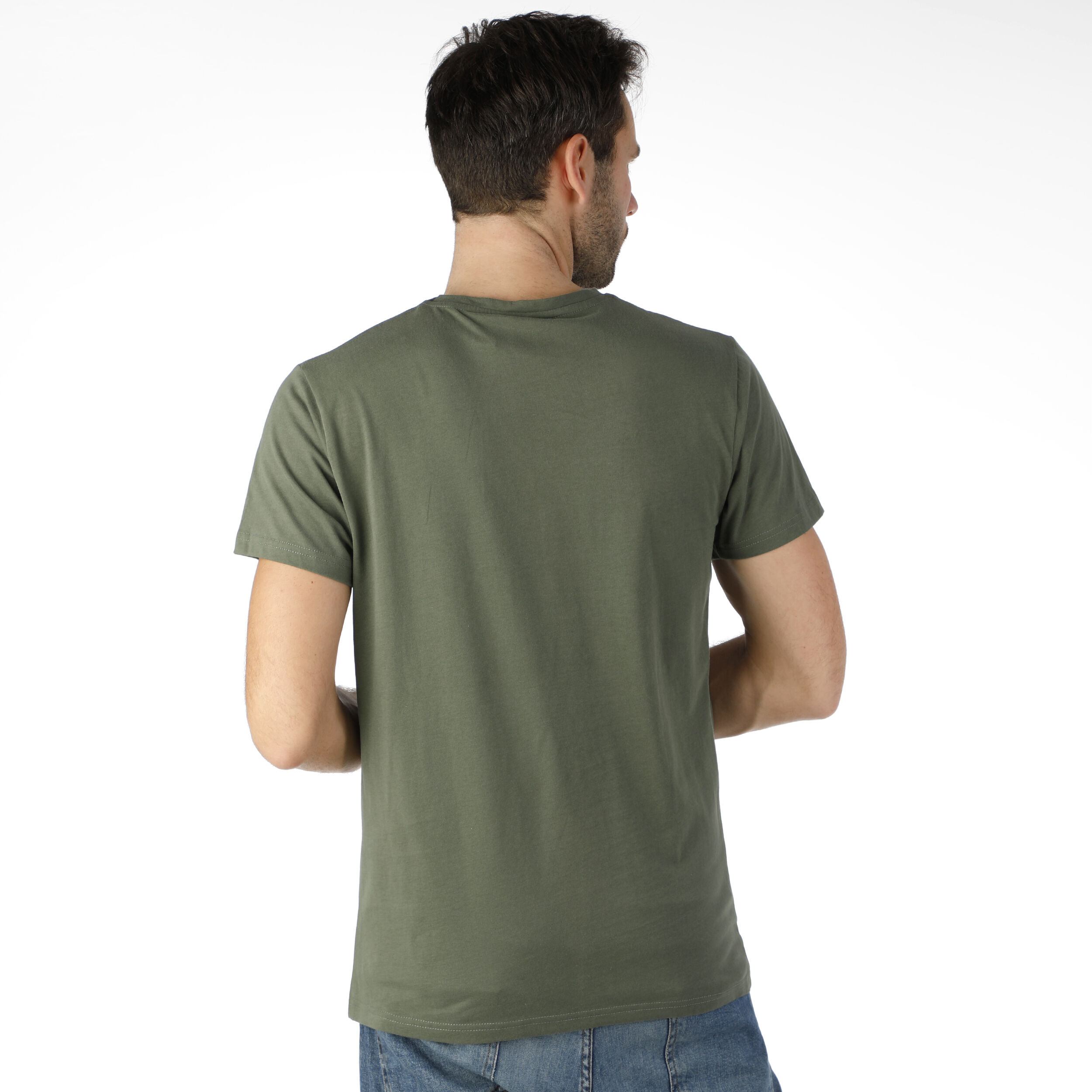 Melbourne Sunrise T-Shirt Herren - Khaki, Mehrfarbig