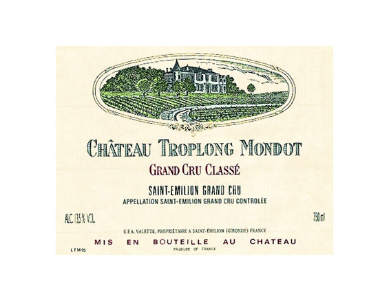Château Troplong Mondot 1990 Bordeaux Saint-Emilion Grand Cru