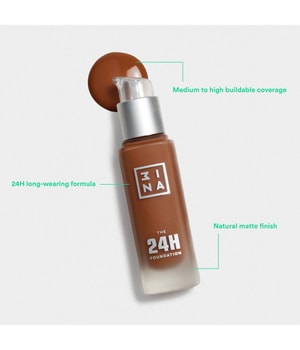 3INA The 24H Foundation Flüssige Foundation-30 ml