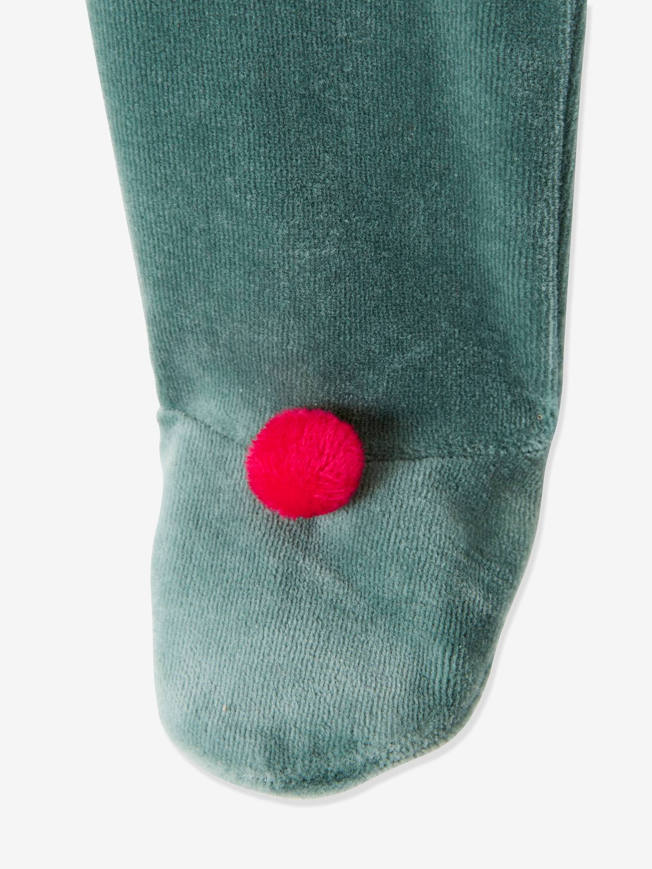 Coffret cadeau de Noël bébé mixte pyjama + bonnet Joyeux Lutin vert sapin