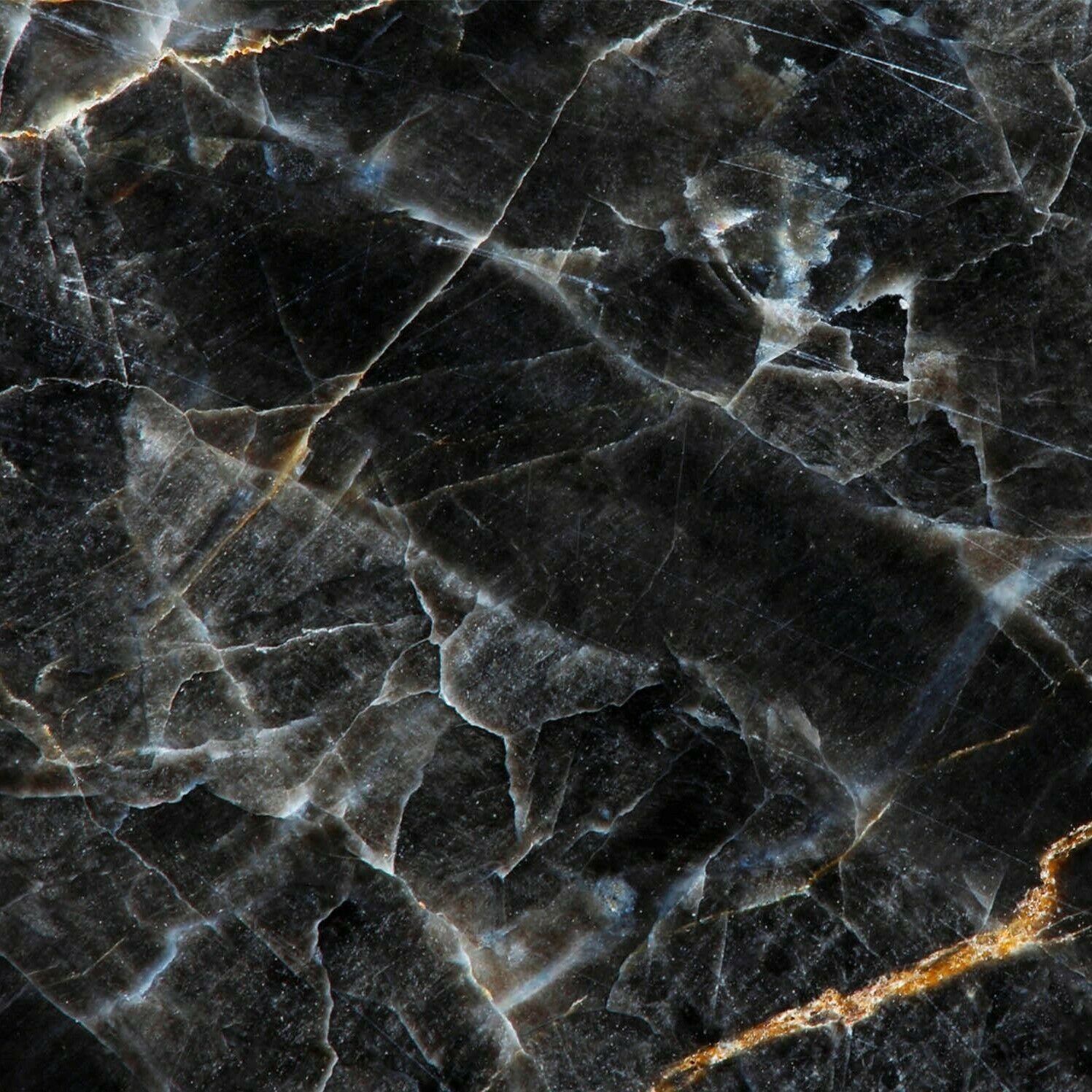 Rodnik Küchenrückwand Marmor schwarz, ABS-Kunststoff Platte Monolith in DELUXE Qualität mit Direktdruck