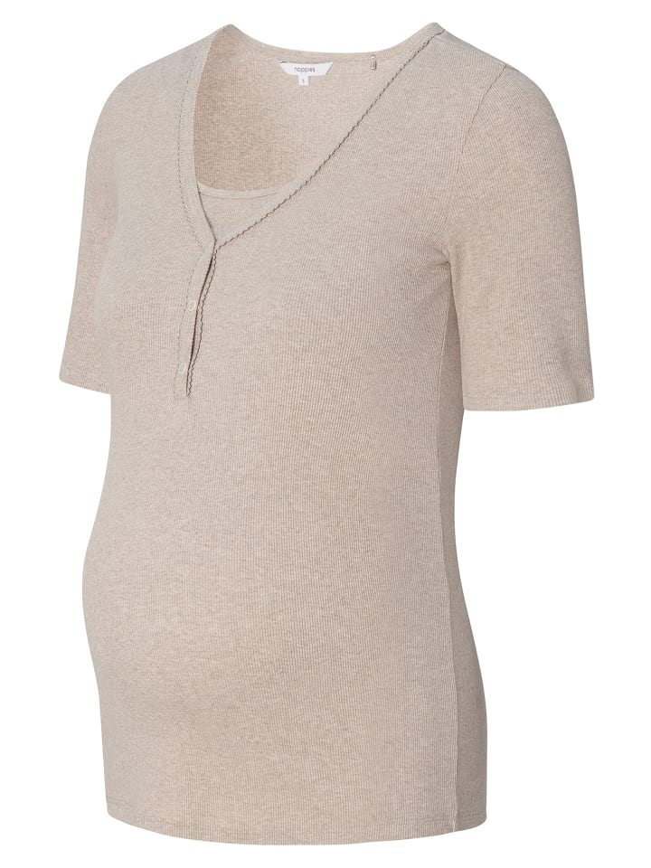 Noppies Still-Schlaftop Renate in Taupe Melange günstig kaufen
