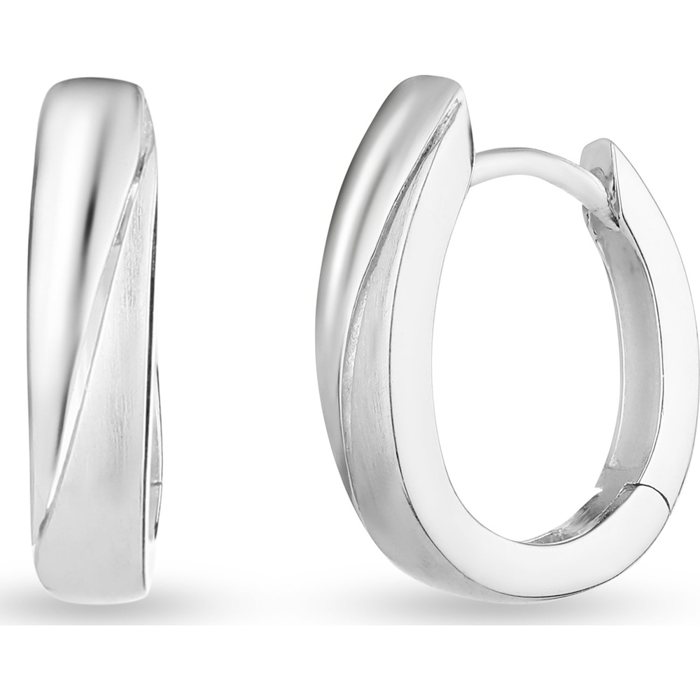 FAVS Créoles 925 Argent Boucles d'oreilles