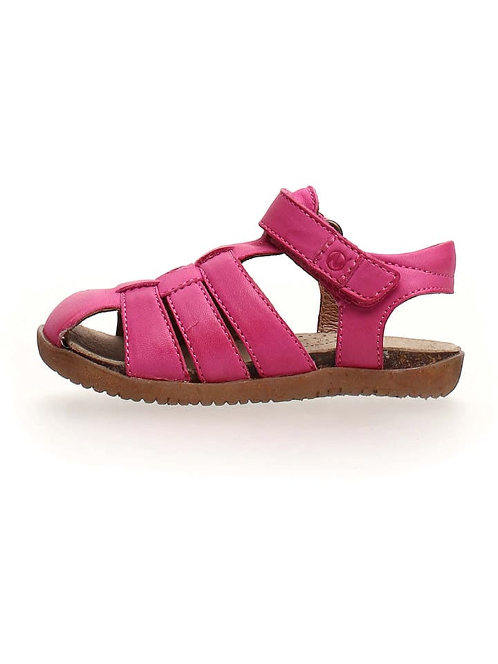 Naturino Leder-Halbsandalen in Pink günstig kaufen