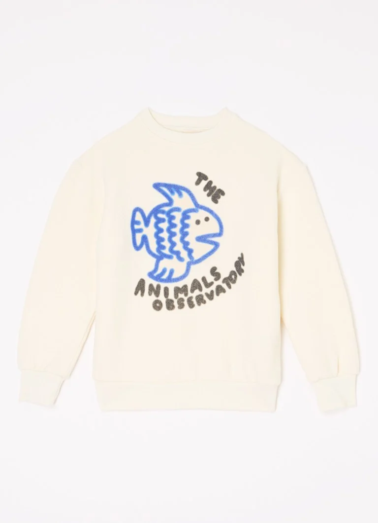 Pulover cu imprimeu de urs Animal Observatory