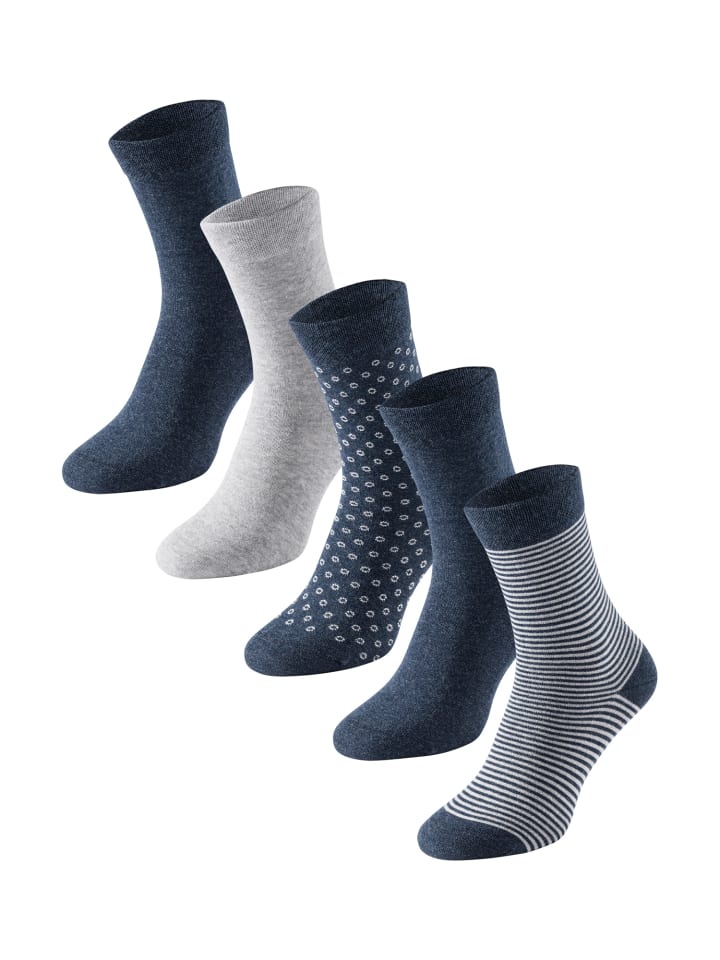 Schiesser Freizeitsocken 5er-Pack Cotton Fit in mehrfarbig günstig kaufen