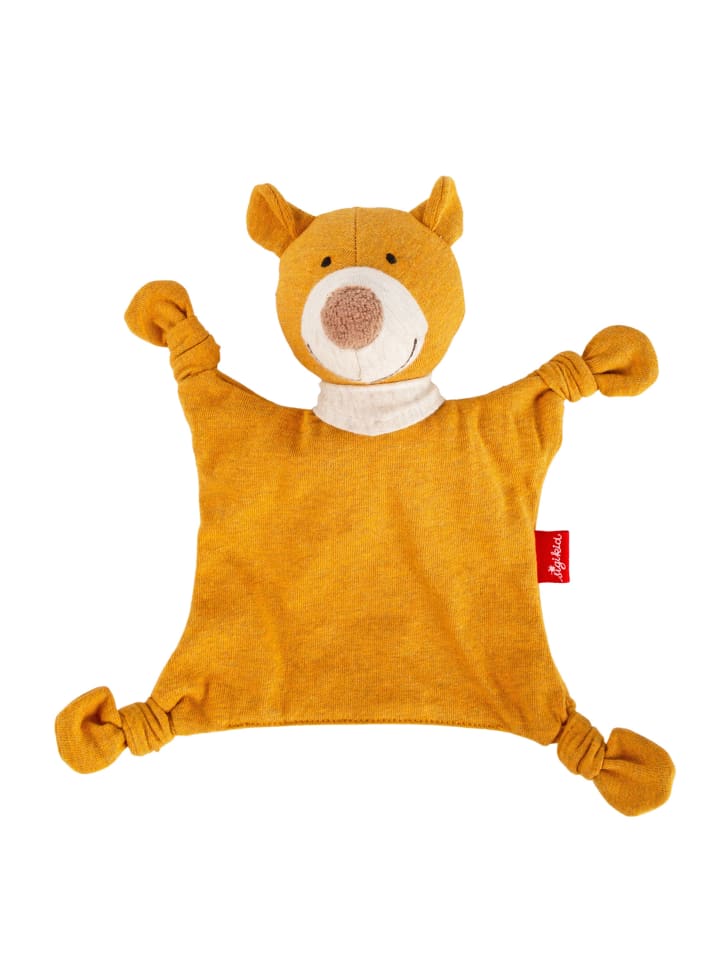 Sigikid Mini-Schnuffeltuch Bär in gelb günstig kaufen onesize
