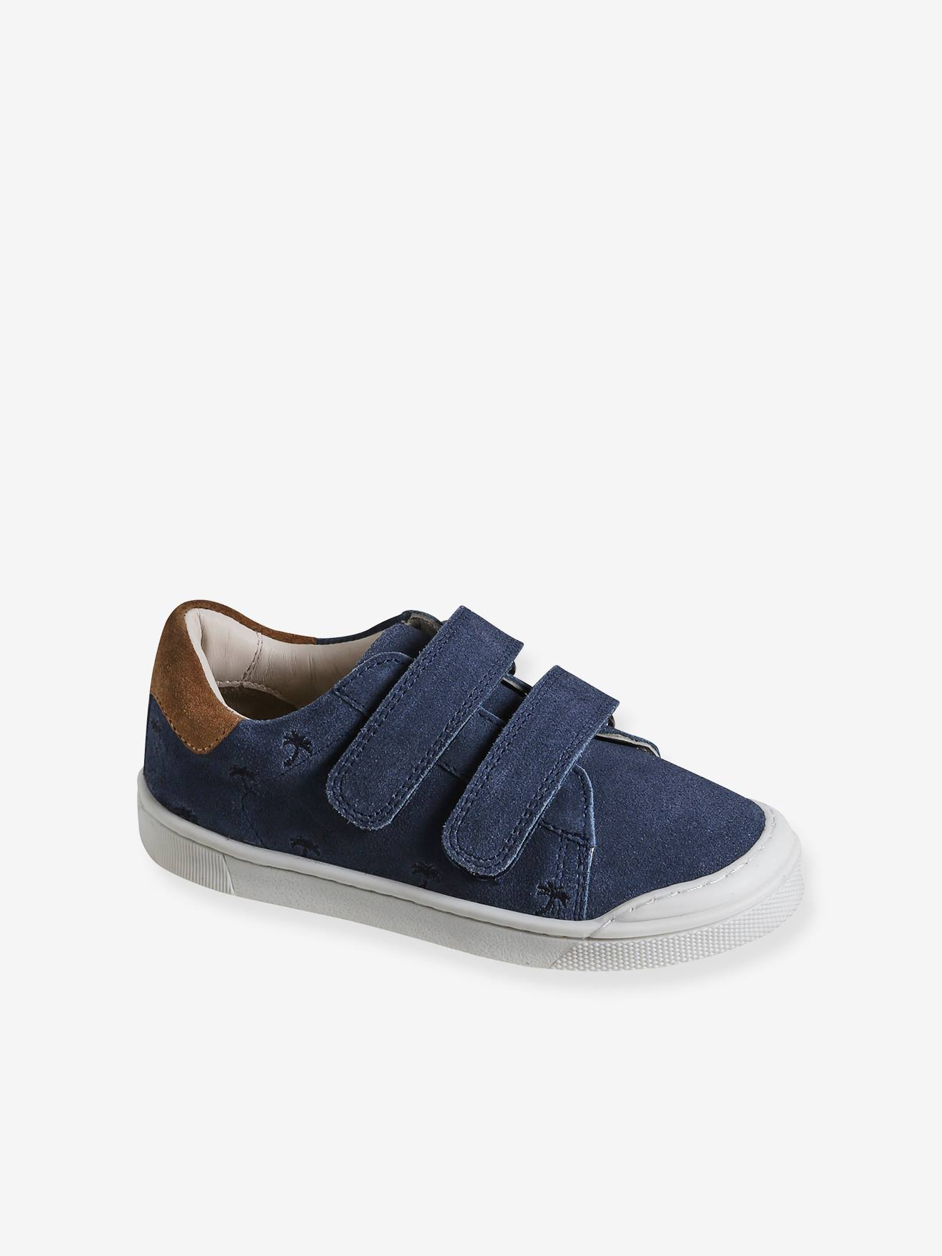 Vertbaudet Kinder Klett-Sneakers mit Anziehtrick - marine