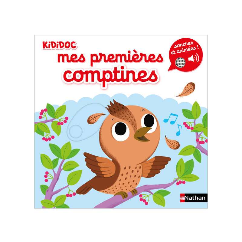 Livre Kididoc mes premières comptines - Nathan Jeunesse