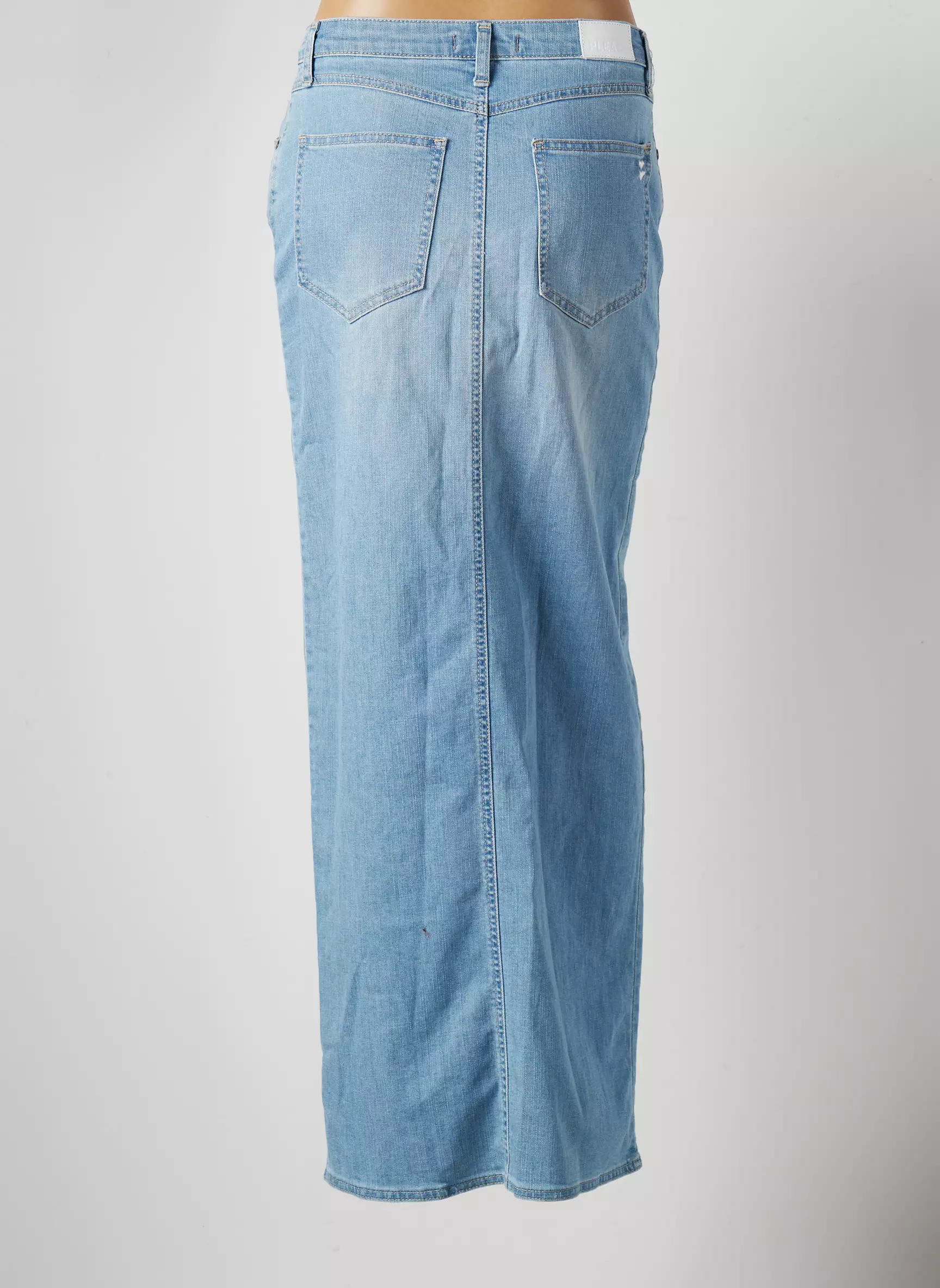 Please Jupes Longues Femme couleur bleu