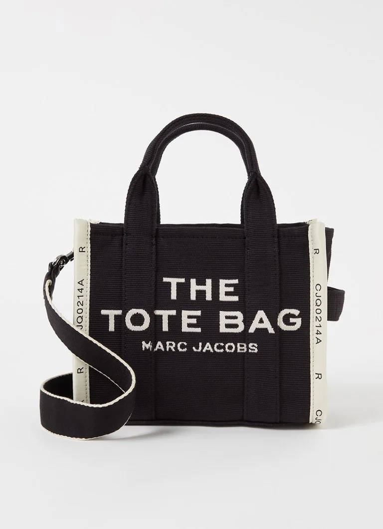 Geantă tote mică cu logo Marc Jacobs