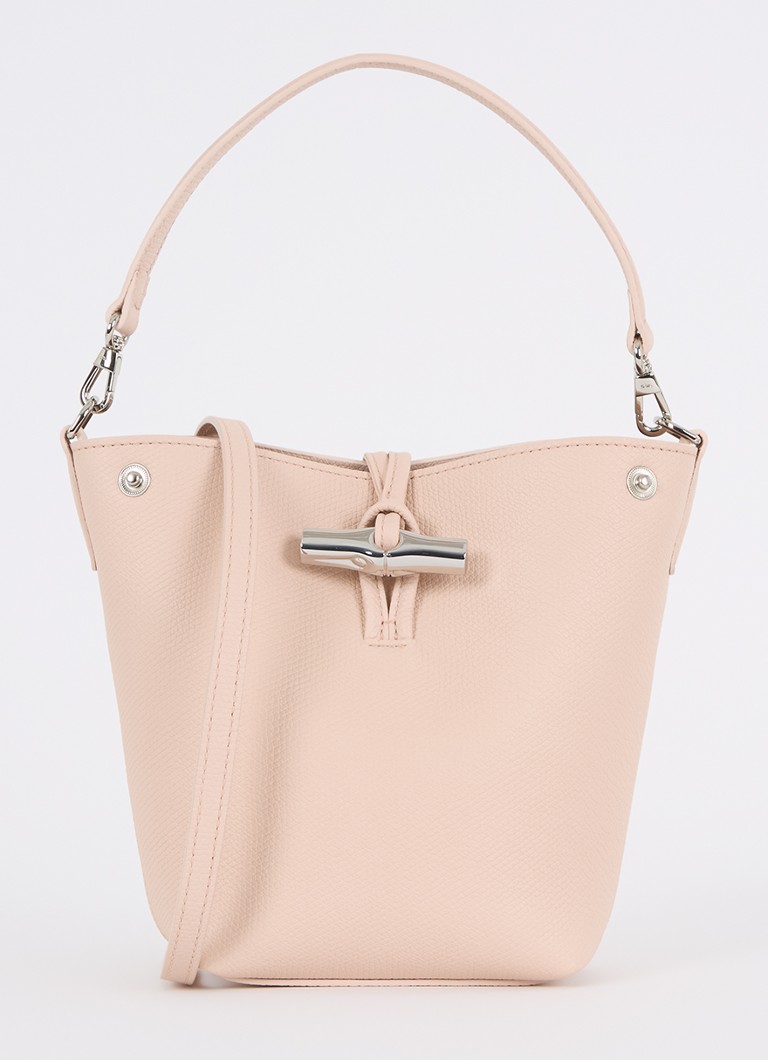 Longchamp Le Roseau kausa formas rokassoma ar noņemamu plecu siksnu