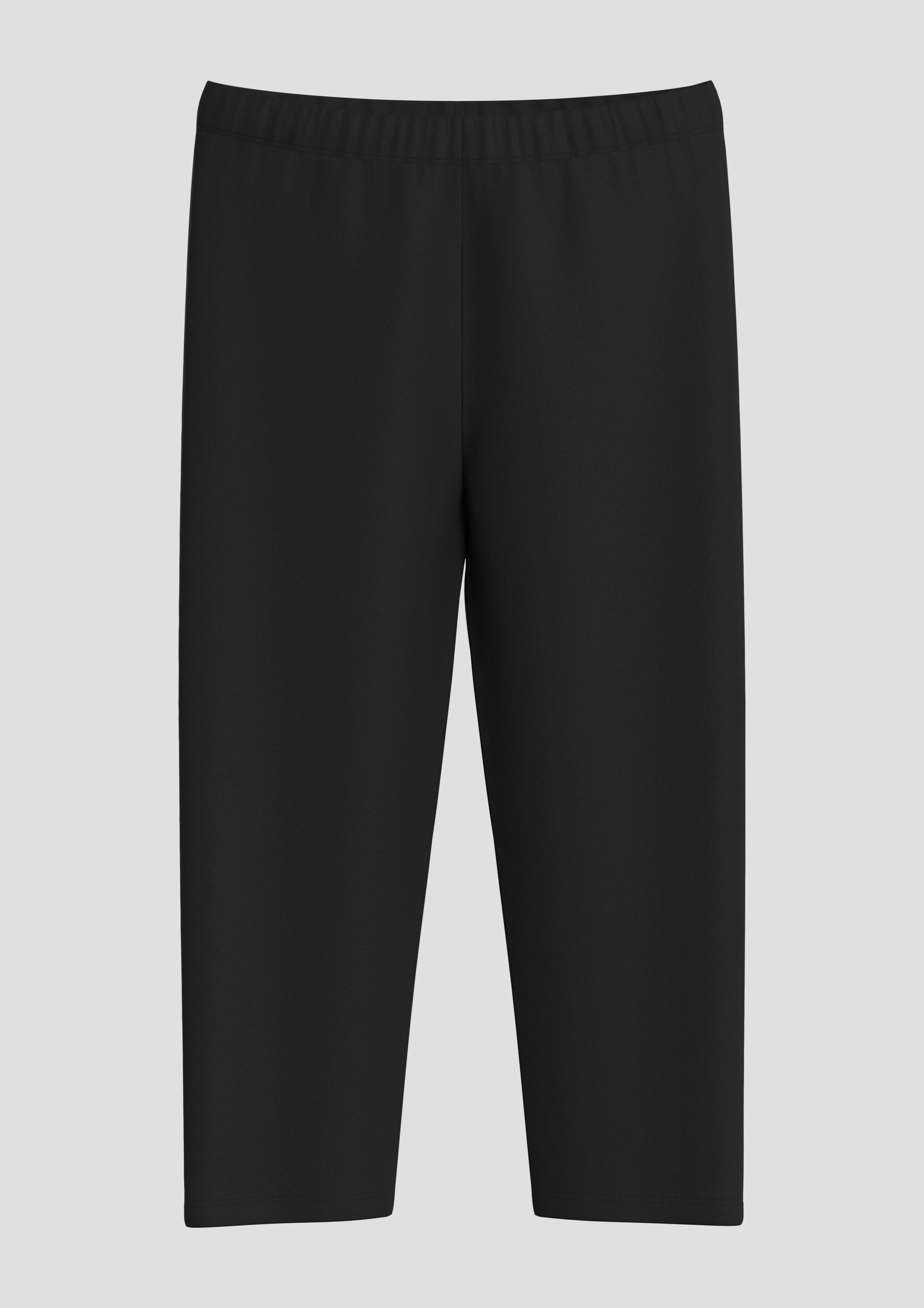 Capri-Leggings aus Baumwollstretch  2142446-9999