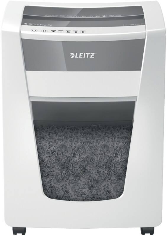Leitz IQ Office Pro P4 Aktenvernichter 22 Blatt Partikelschnitt Sicherheitsstufe P-4 30 L