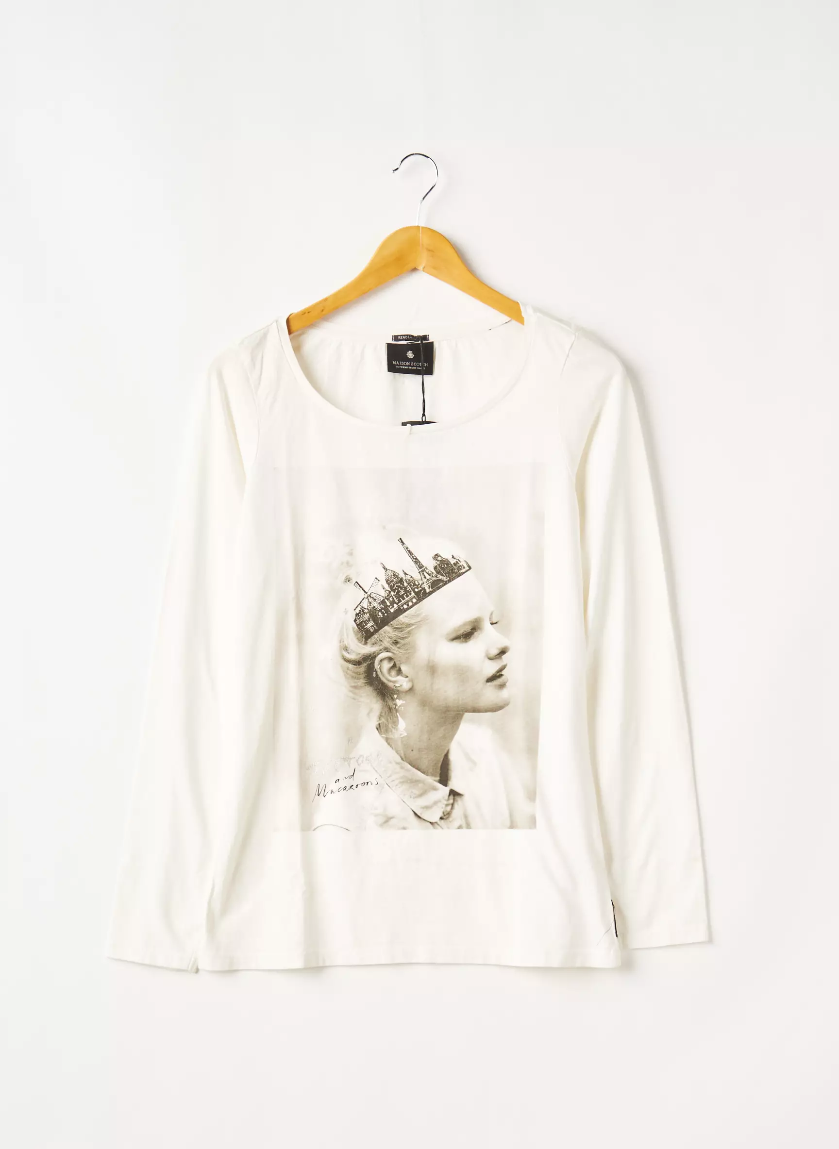 Maison Scotch Tshirts Femme couleur blanc