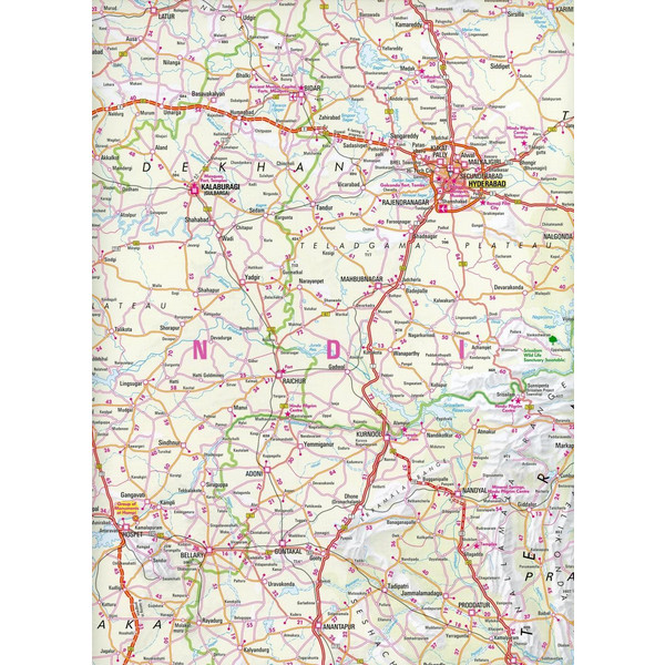 Nelles Map India: South 1:1 500 000 - Straßenkarte
