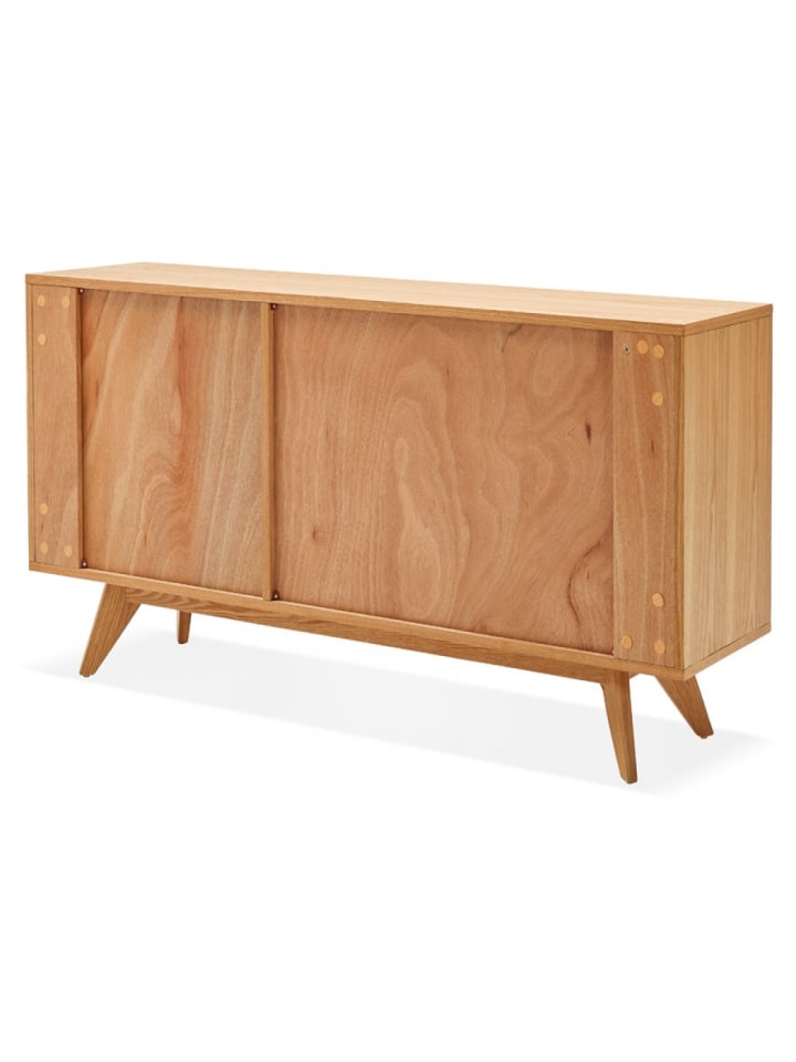 KADIMA DESIGN Sideboard PORTOBELLO Massivholz Esche Natur | Modern Elegant in Beige günstig kaufen onesize