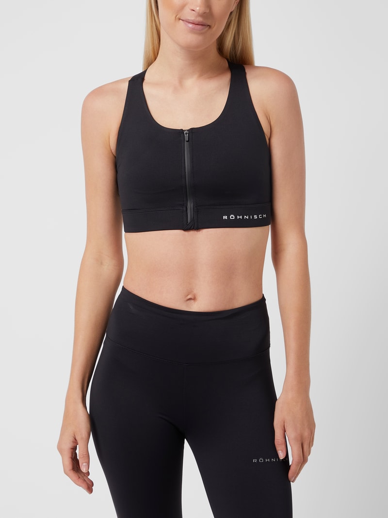 Bustier mit Stretch-Anteil in schwarz