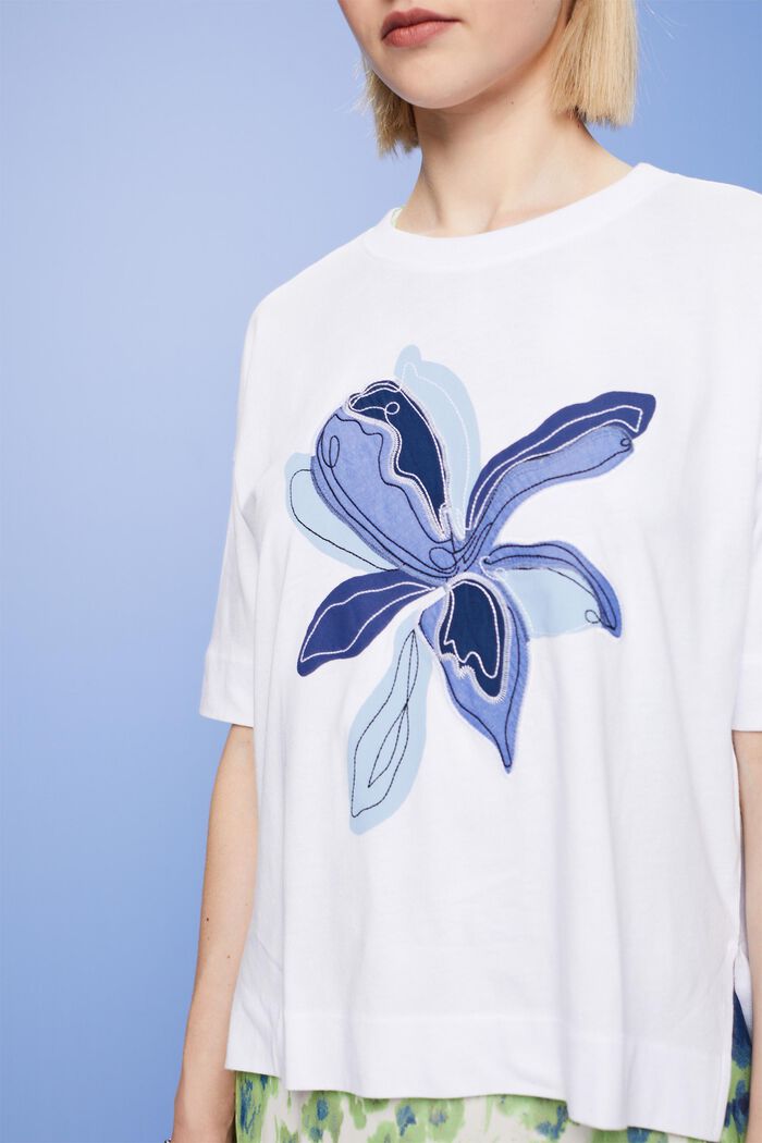 Oversize T-Shirt mit Print, TENCEL™