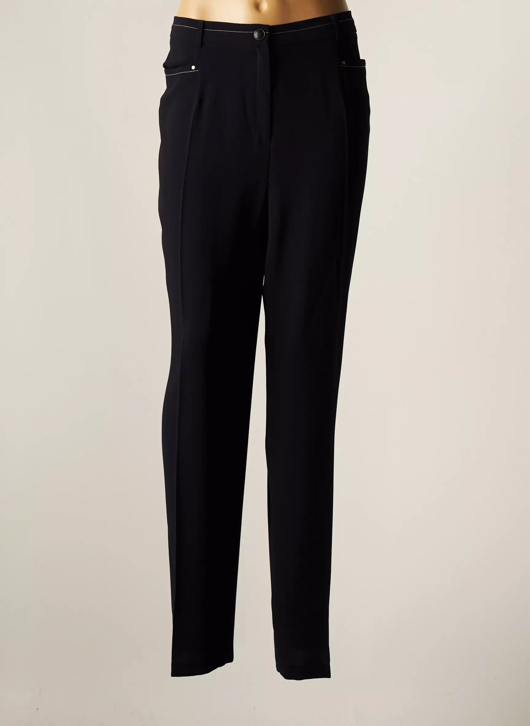 Christine Laure Pantalons Droits Femme couleur bleu
