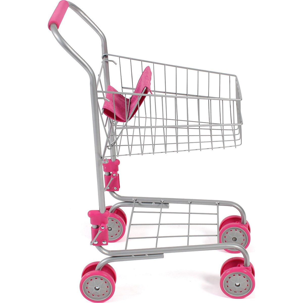 Supermarkt-Einkaufswagen, pink