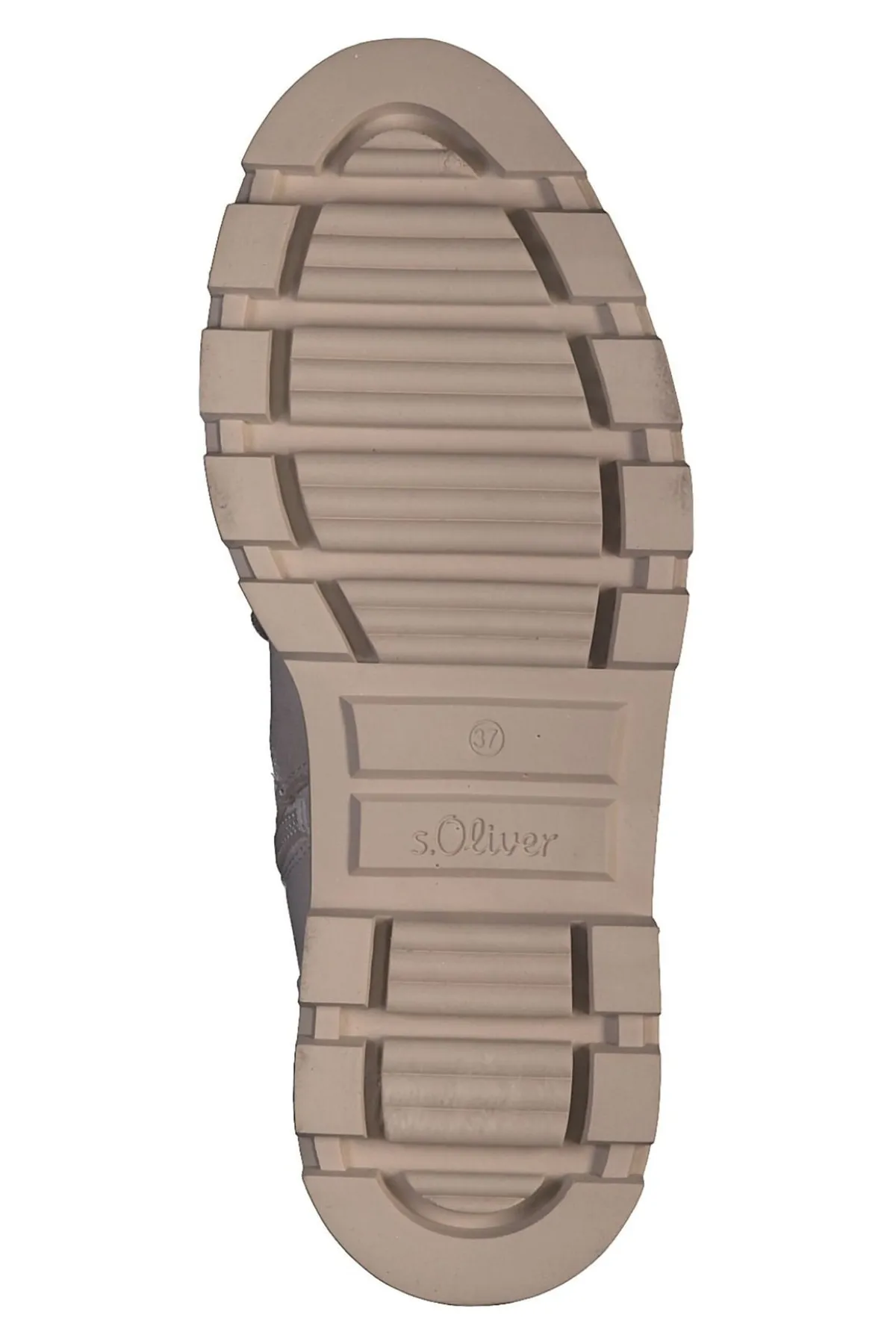 s.Oliver  Stiefelette - Grau - Blockabsatz