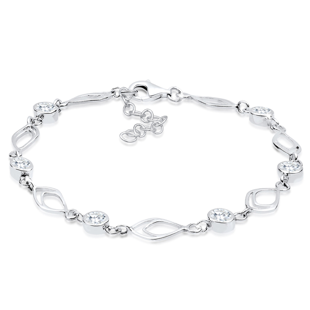 Elli Elli Bracelet Feder 925 Sterling Silber Bracelet