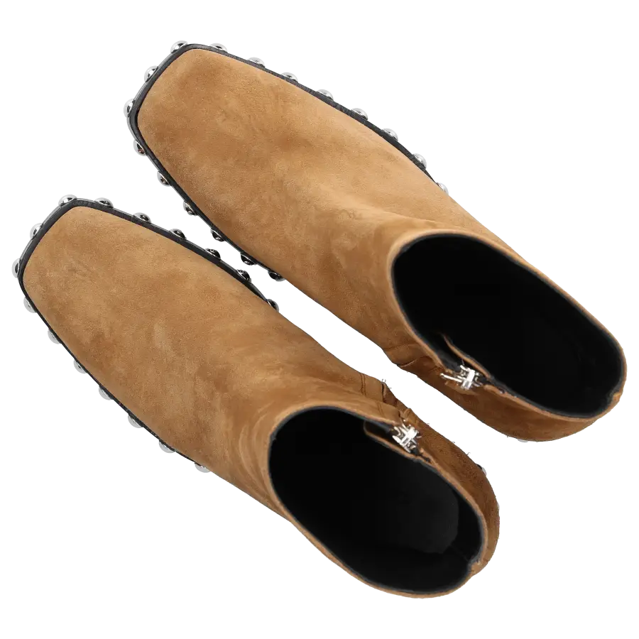Khaite - Stiefeletten F1052 Veloursleder - braun