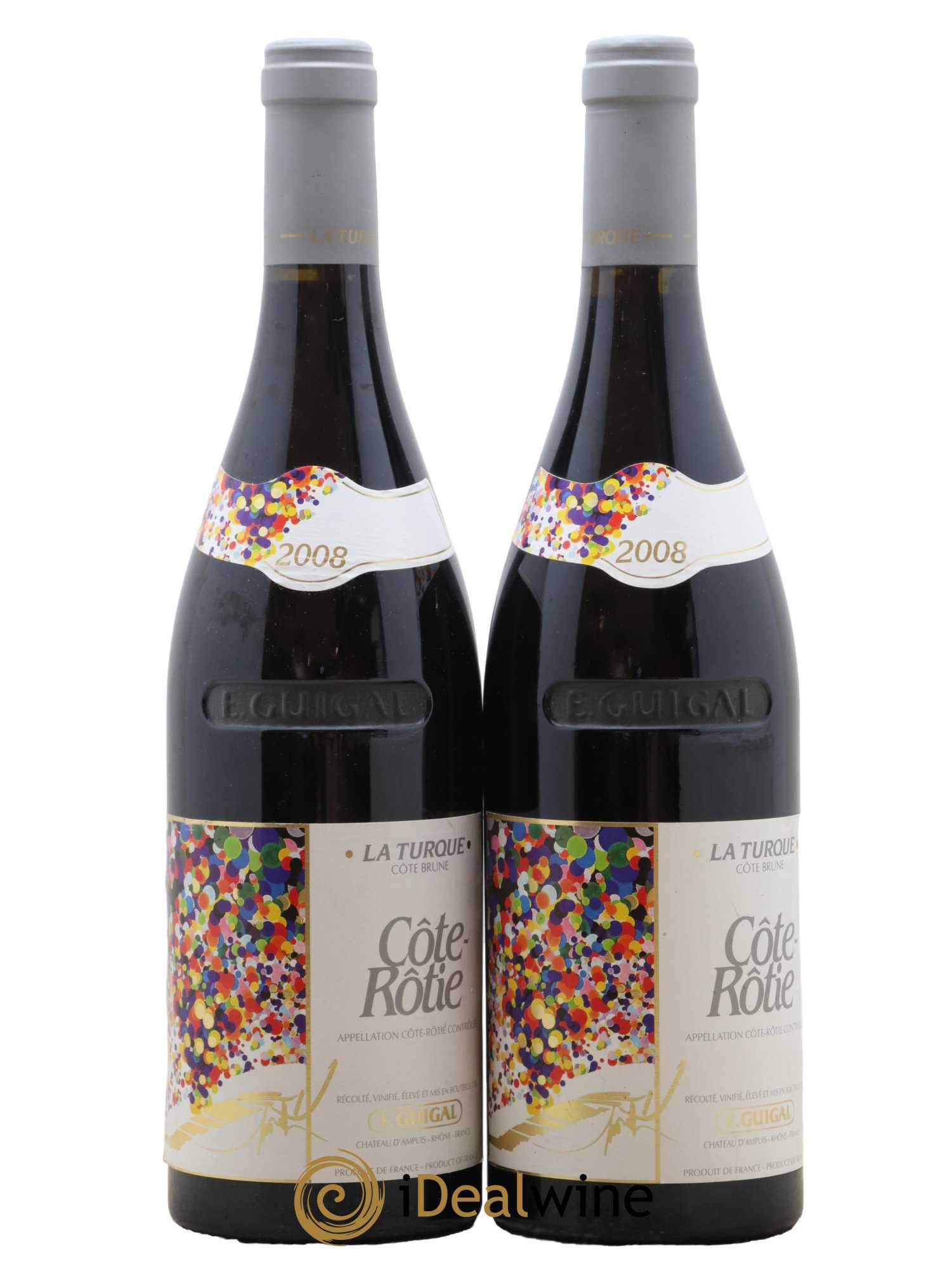 Côte-Rôtie La Turque Guigal  2008 - Lot de 2 Bouteilles