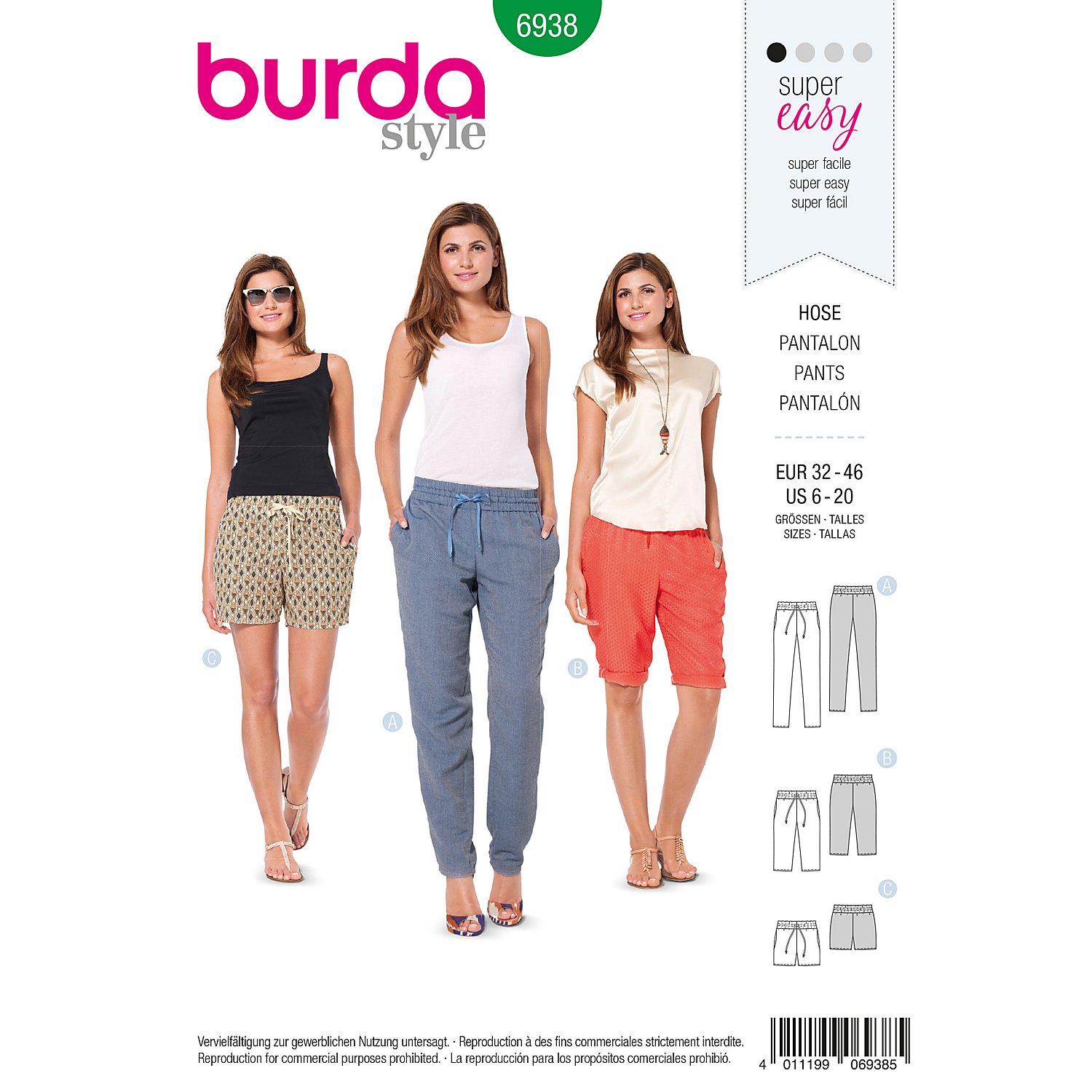 burda Schnitt 6938 