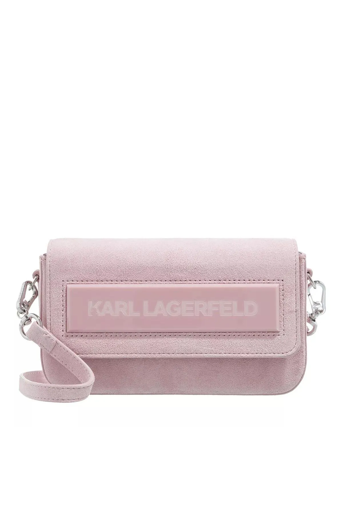 Karl Lagerfeld  Essential K Sm Flap Shb Sued Pink Mist