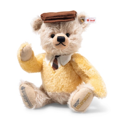 007 Bösewichte: Auric Goldfinger Teddybär, 28 cm, mehrfarbig