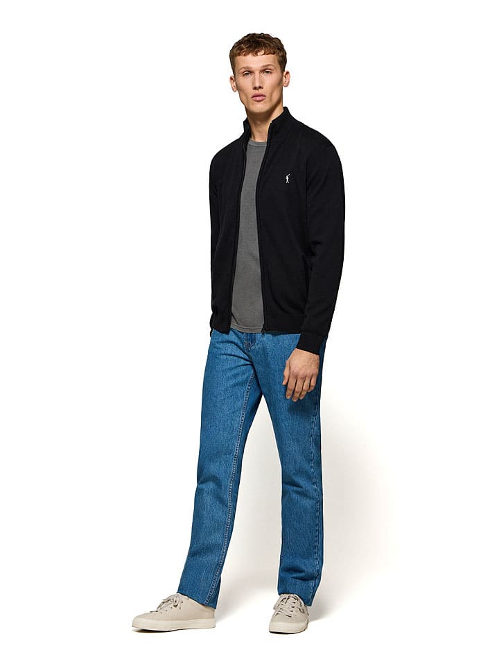 Polo Club Cardigan in Schwarz günstig kaufen