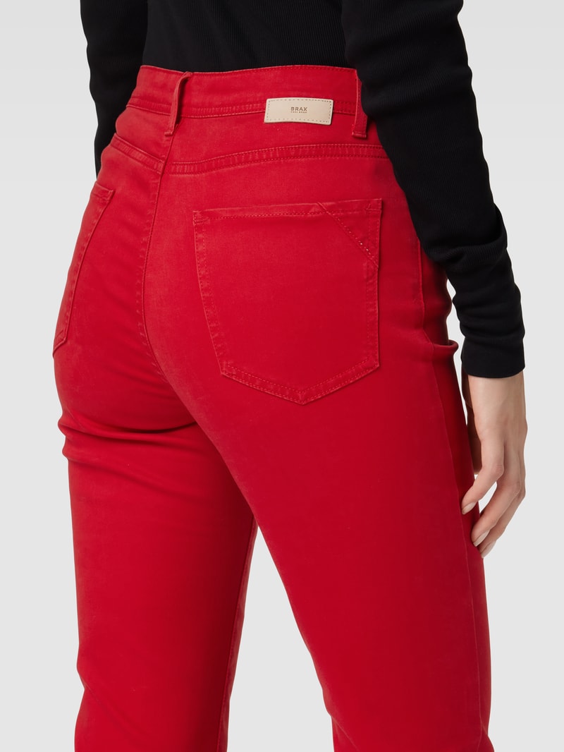 Hose im 5-Pocket-Design Modell 'Mary' in rot