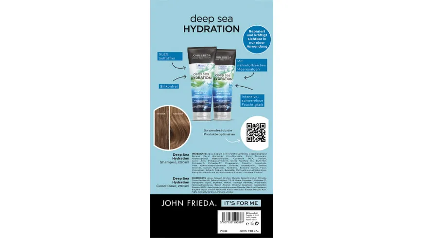 John Frieda deep sea Hydration Duo Shampoo + Condtioner 500 ml