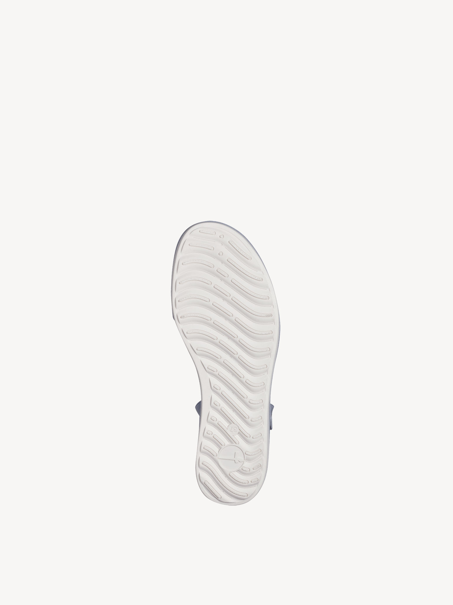 Sandale en cuir - bleu