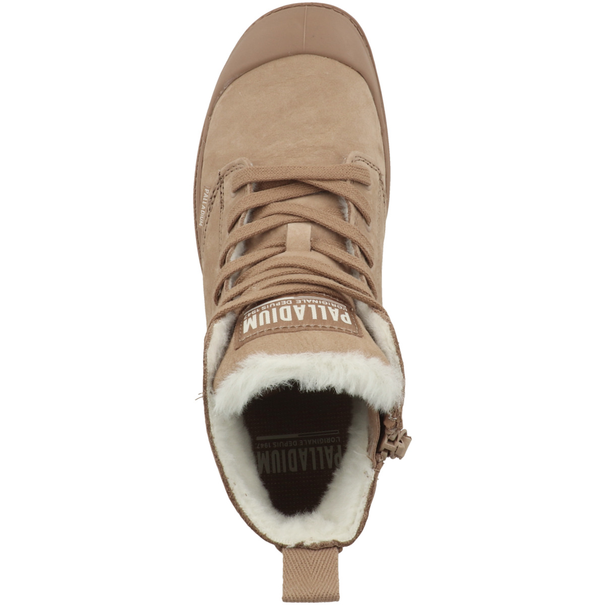 Palladium Pampa Hi Zip Wool Schnürboots hellbraun