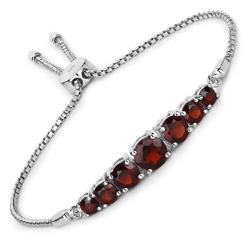 Rafaela Donata Bracelet Argent sterling Grenat en Argent Bracelet