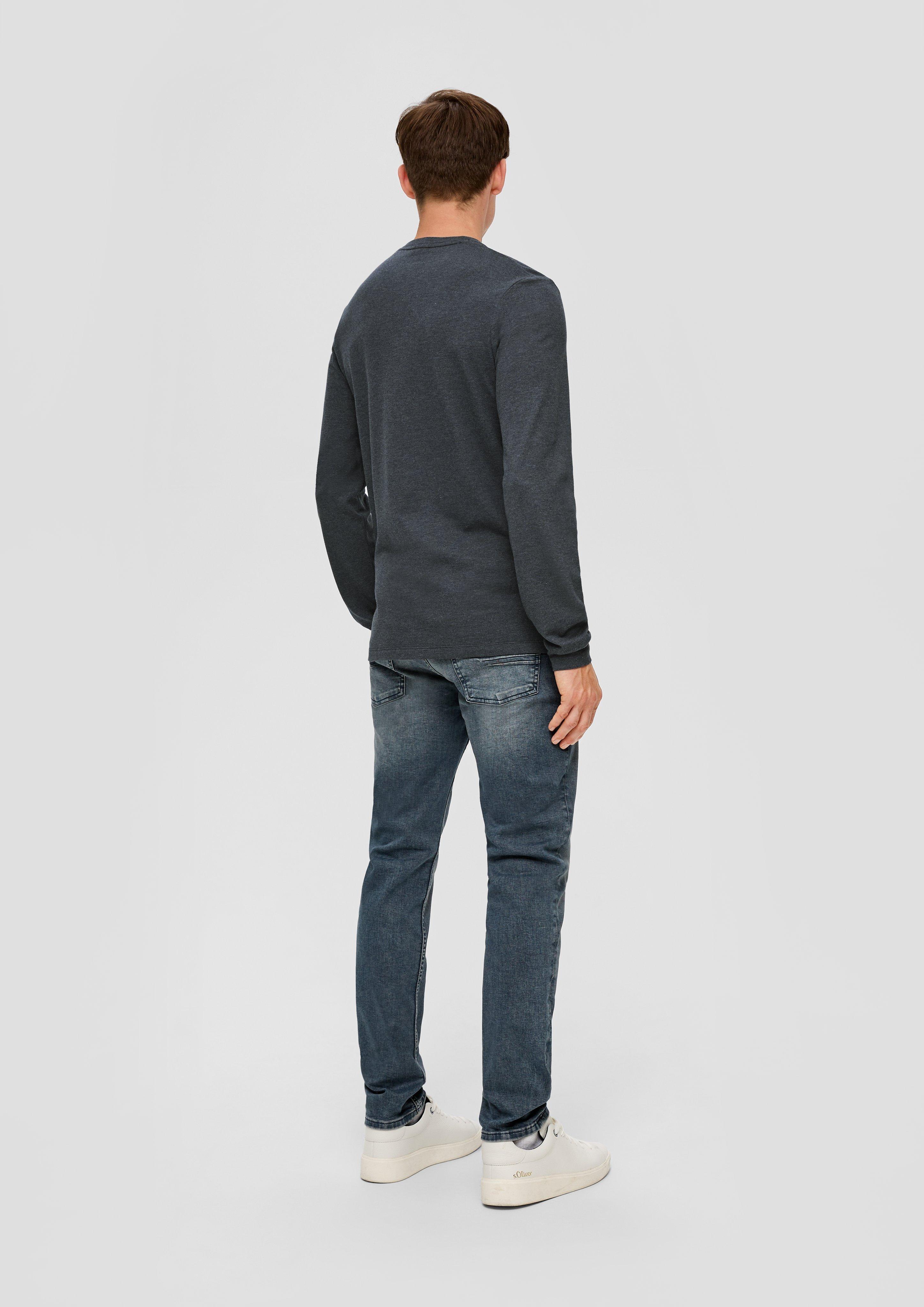 Piqué-Longsleeve aus Modalmix  2138646-9823