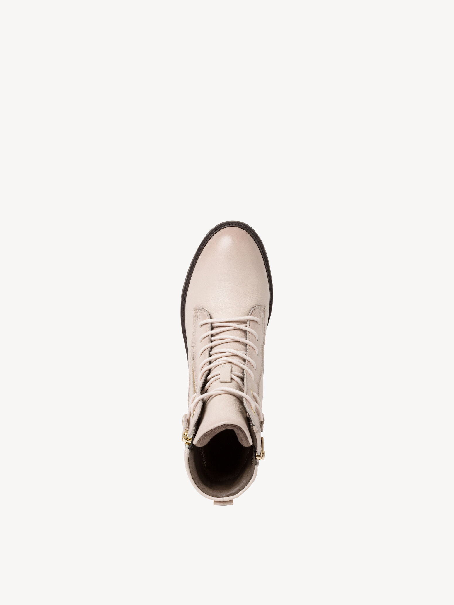 Bottine en cuir - beige
