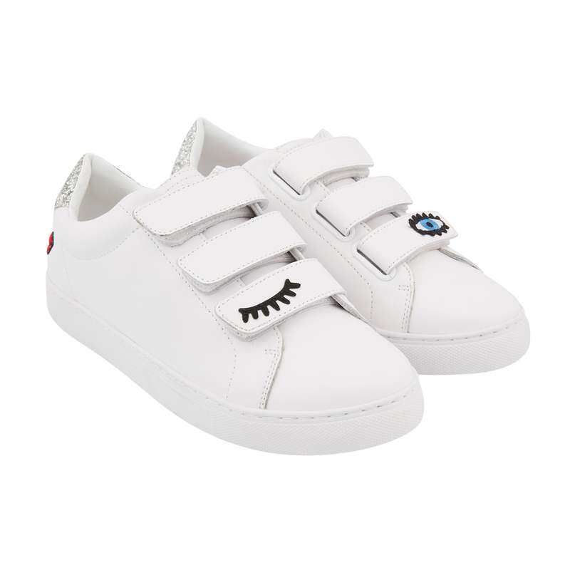 Baskets en cuir Edith eyes