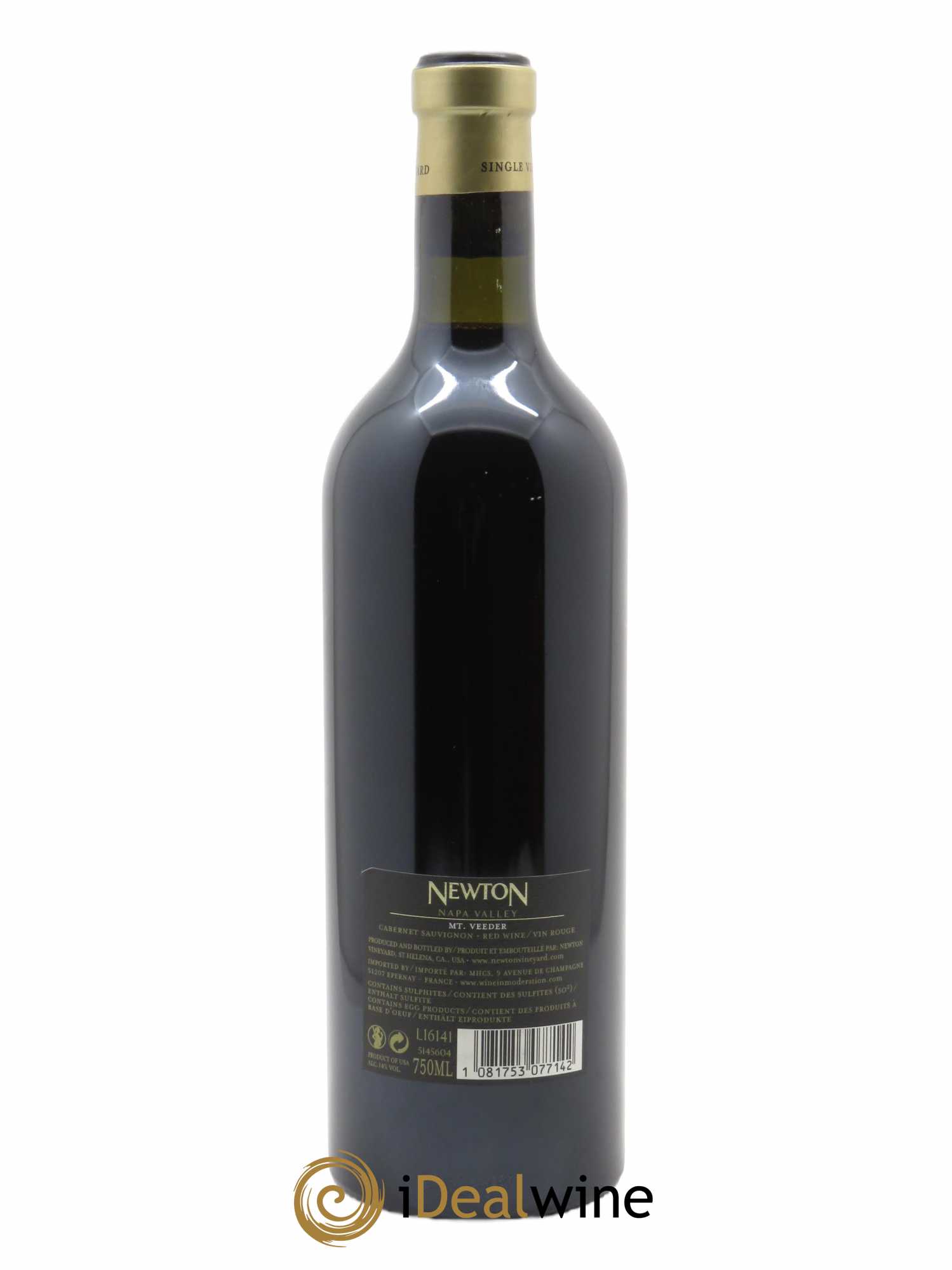 Mount Veeder Single Vineyard Cabernet Sauvignon Newton Vineyard  2014 - Lot de 1 Bouteille