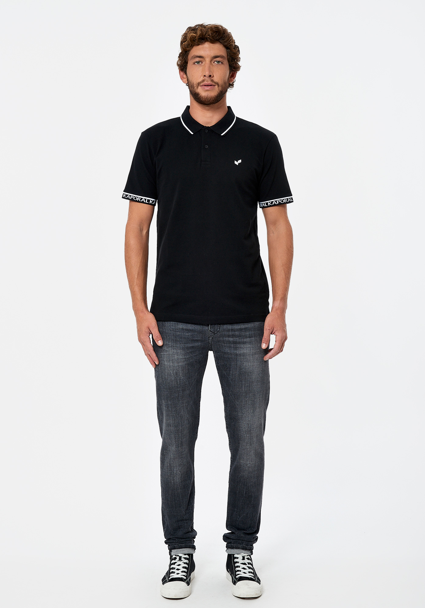 SETRO  Polo noir Homme